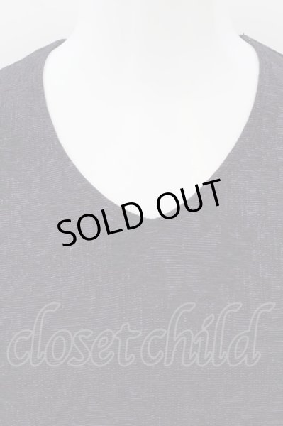 画像2: Zero by TORNADO MART / オリジナルジャガードカットソー M パープル O-24-06-17-038-Ze-to-YM-OS (2)