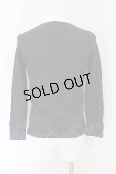 画像3: Zero by TORNADO MART / オリジナルジャガードカットソー M パープル O-24-06-17-038-Ze-to-YM-OS (3)