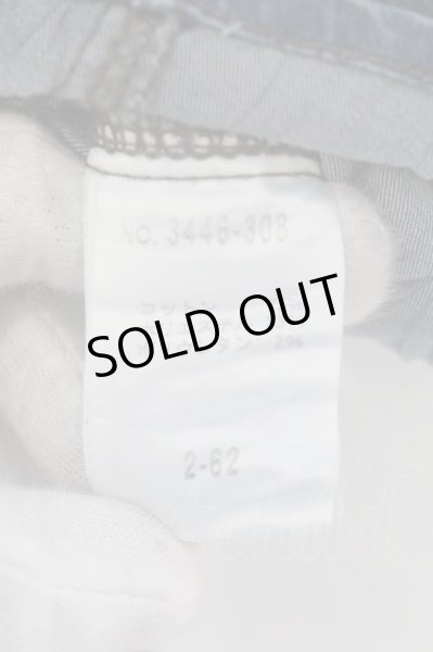 画像3: SCHLUSSEL / ワッシャー五分袖ウエスタンデニムシャツ 2 インディゴ O-24-06-17-042-SC-sh-YM-ZT291 (3)