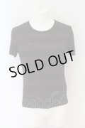 Xfrm / グリッターグラデーションボーダーTシャツ 2 レッドｘブラック O-24-06-17-043-Xf-ts-YM-OS