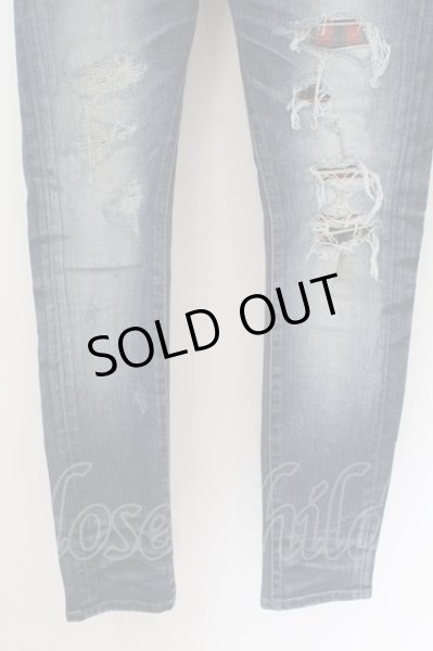 画像4: CIVARIZE / リメイクスキニーストレッチデニムパンツ 46 インディゴ O-24-06-17-048-CI-pa-YM-ZT183 (4)