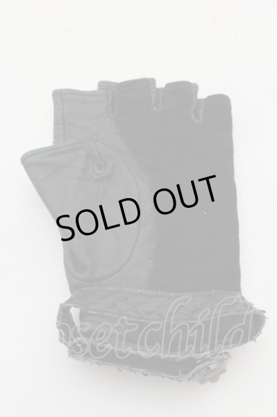 画像4: Roen / レザーグローブ  ブラック O-24-06-17-051-Ro-za-YM-ZT412 (4)