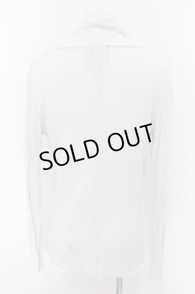 画像2: MURDER LICENSE / グリッタードレープネックカットソー 46 シルバー O-24-06-17-006-MU-to-YM-ZT291 (2)