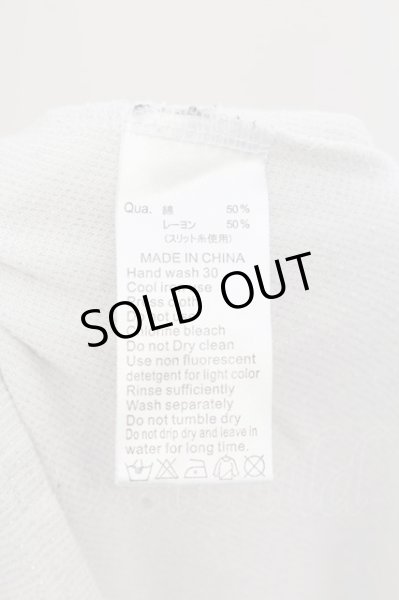 画像3: MURDER LICENSE / グリッタードレープネックカットソー 46 シルバー O-24-06-17-006-MU-to-YM-ZT291 (3)