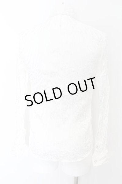 画像2: SEANA / クインクルシワ加工レオパードシャツ L シルバー O-24-06-17-010-SE-sh-YM-OS (2)