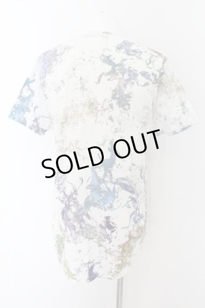 画像2: FUGA / HeatHaze 昇華プリントロング丈Tシャツ 46 ホワイト O-24-06-17-013-FU-ts-YM-OS (2)