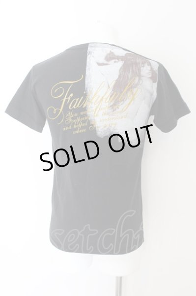 画像2: MIDAS / ガールプリントTシャツ L ブラック O-24-06-17-020-MI-ts-YM-OS (2)