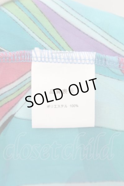 画像3: ALTER VENOMV / 総柄シフォンロングシャツ  マルチ O-24-06-17-002-AL-sh-YM-OS (3)