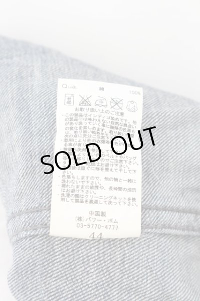 画像3: CIVARIZE / Blur 汚し加工デニムウエスタンシャツ 44 ブルー O-24-06-17-021-CI-sh-YM-OS (3)