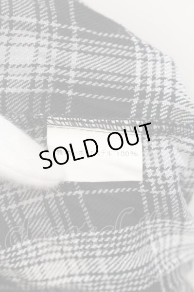 画像3: MIDAS / レザーポイントチェックネルウエスタンシャツ 1 ブラック O-24-06-17-024-MI-sh-YM-OS (3)