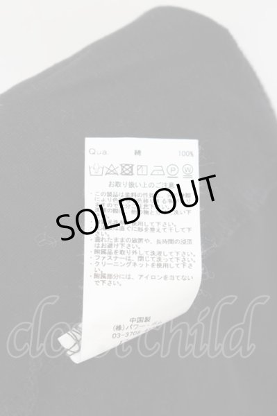 画像3: CIVARIZE / レースアップZIPデザインビッグTシャツ F ブラック O-24-06-17-003-CI-ts-YM-OS (3)