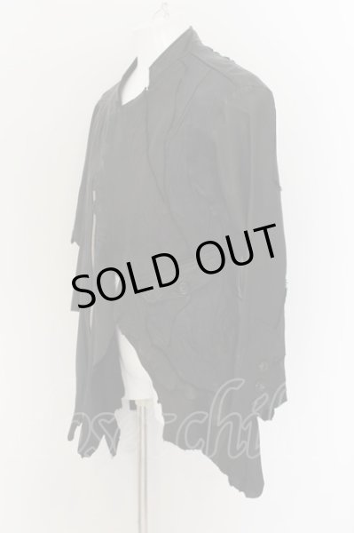 画像2: TT(Shohei Takamiya） / ノアードレープジャケット  ブラック O-24-06-23-019-TT-ou-YM-OS (2)