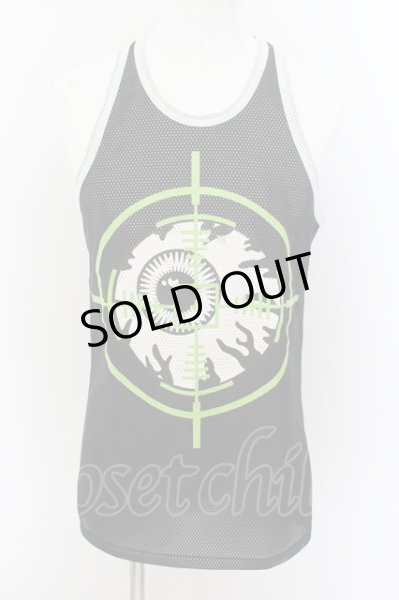 画像1: MISHKA / メッシュタンクトップ S ブラック O-24-06-23-021-KU-ts-YM-ZT268 (1)