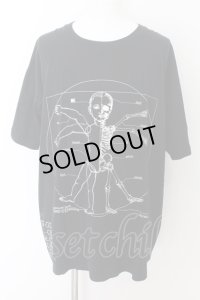 M:E（エムイー） / BIG Tシャツ F ブラック O-24-06-23-022-ME-ts-YM-OS