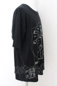 画像2: M:E（エムイー） / BIG Tシャツ F ブラック O-24-06-23-022-ME-ts-YM-OS (2)