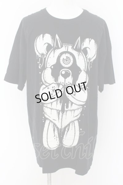 画像1: M:E（エムイー） / BIG Tシャツ F ブラック O-24-06-23-023-ME-ts-YM-OS