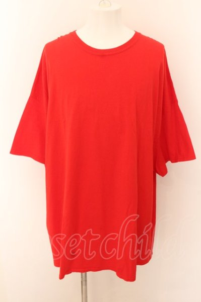 画像1: unrelaxing / スーパーBIGプリント Tシャツ XL レッド O-24-06-23-026-un-ts-YM-ZT244 (1)