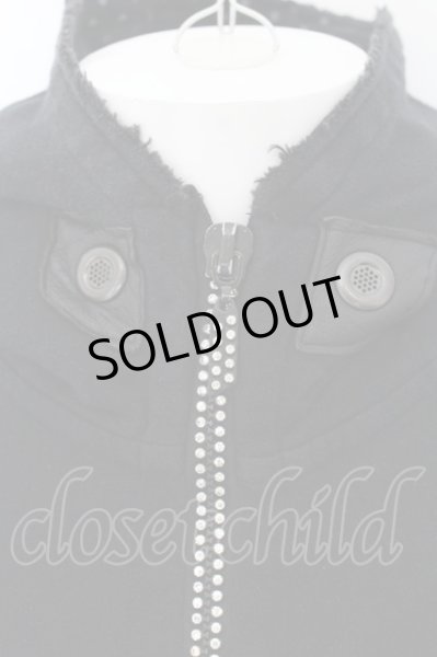 画像2: FranCisT_MOR.K.S. / フルスワロハイビスカルパーカー 2 ブラック O-24-06-23-030-Fr-to-YM-ZT268 (2)