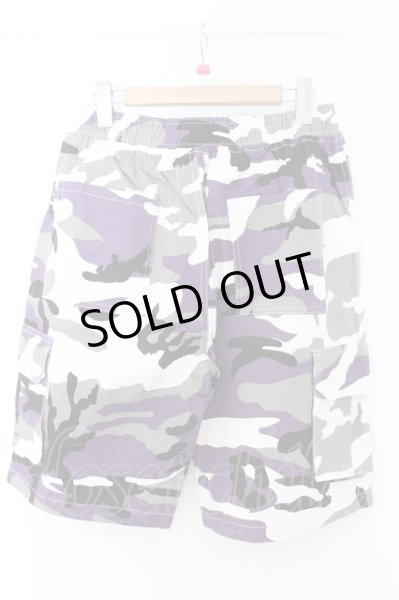 画像3: LILWHITEDOT / カモフラショートパンツ  パープル O-24-06-23-036-LW-pa-YM-OS (3)