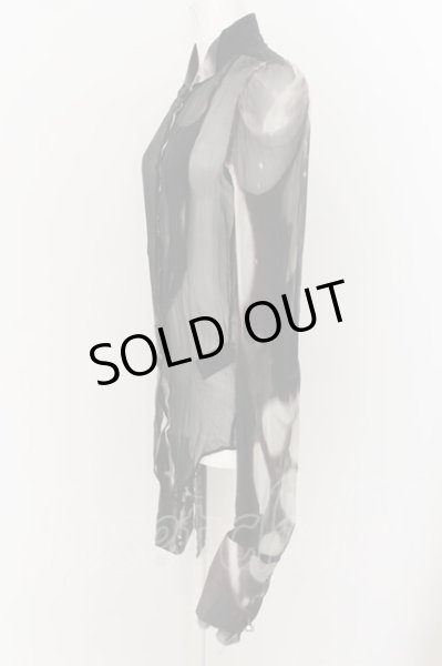 画像2: IFSIXWASNINE / TXS-4/W　バルーン袖シャツ 1（レディース） ブラック O-24-06-23-003-IF-sh-YM-OS (2)