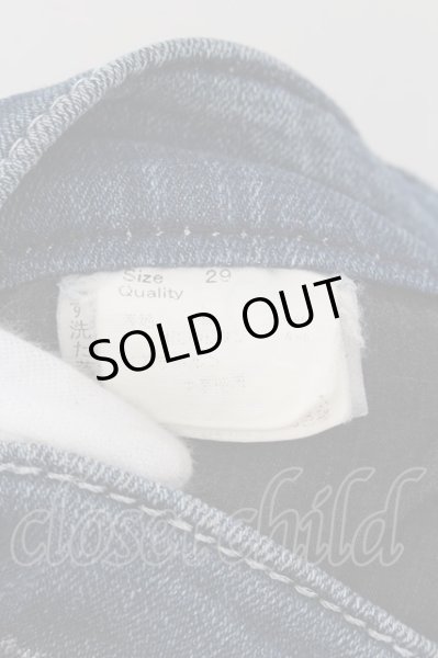 画像6: Xfrm / 泊加工スーパーストレッチデニムパンツ 28 インディゴ O-24-06-23-047-Xf-pa-YM-OS (6)