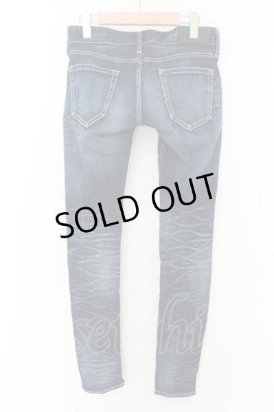 画像2: Black by VANQUISH / スーパーストレッチニードルスキニーデニムパンツ 28 インディゴ O-24-06-23-048-Bl-pa-YM-ZT246 (2)