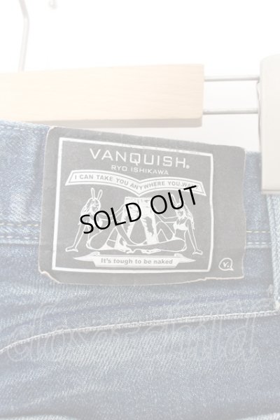 画像3: 【セール】VANQUISH / リジットストレッチタイトフィットデニムパンツ 30 インディゴ O-24-06-23-052-VA-pa-YM-ZT245