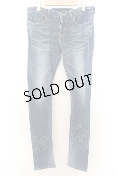 画像1: JACKROSE / スーパーストレッチウォッシュドスキニーデニムパンツ 3 インディゴ O-24-06-23-057-JA-pa-YM-ZT245 (1)