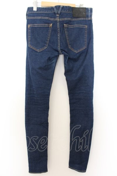 画像2: VANQUISH / ソリッドニークラッシュストレッチスキニーデニムパンツ 28 インディゴ O-24-06-23-061-VA-pa-YM-ZT245 (2)