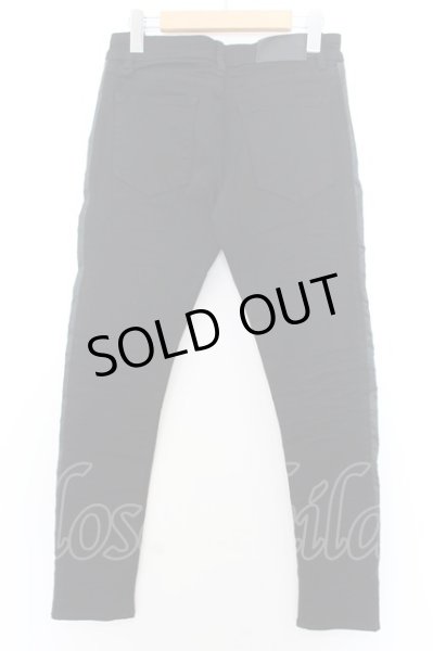 画像2: CavariA / サイドラインストレッチスキニーデニムパンツ 42 ブラック O-24-06-23-062-Ca-pa-YM-ZT267 (2)