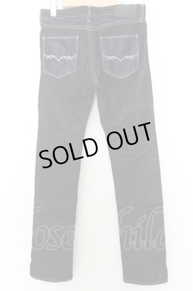 画像2: FUGA / Strategy銀糸使いコーティングデニムパンツ 42 ブラック O-24-06-23-063-FU-pa-YM-ZT267 (2)