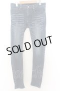 【セール】NO ID. / ストレッチデニムUSED加工スキニーデニムパンツ 2 インディゴ O-24-06-23-068-NO-pa-YM-ZT267