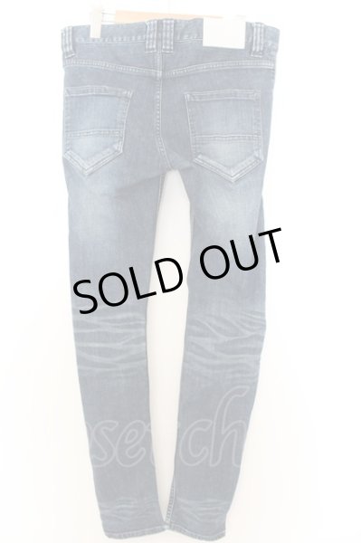 画像2: NO ID. / ストレッチデニムUSED加工スキニーデニムパンツ 2 インディゴ O-24-06-23-068-NO-pa-YM-ZT267 (2)