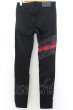 画像2: CavariA / パッチデザインストレッチスキニーパンツ 44 ブラックｘレッド O-24-06-23-073-Ca-pa-YM-ZT0626 (2)