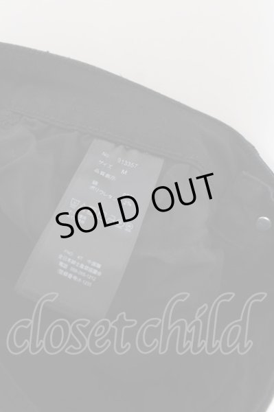 画像3: CavariA / パッチデザインストレッチスキニーパンツ 44 ブラックｘレッド O-24-06-23-073-Ca-pa-YM-ZT0626 (3)