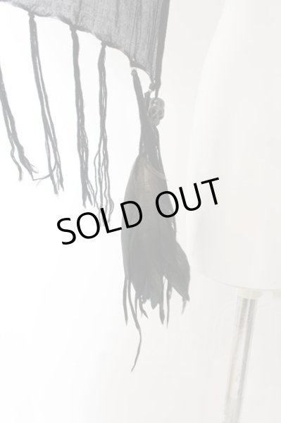 画像2: KMRii / フェザーストール  ブラック O-24-06-23-075-KM-za-YM-ZT247 (2)