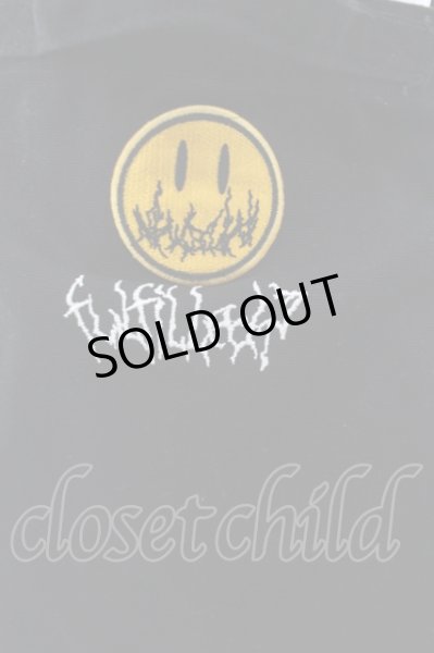 画像2: LILWHITEDOT / スマイリー2WAYバッグ  ブラック O-24-06-23-077-LW-ba-YM-ZT268 (2)