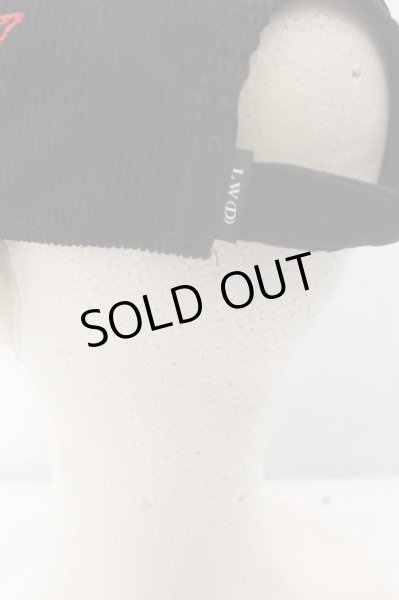 画像3: LILWHITEDOT / スマイリーコーデュロイキャップ  ブラック O-24-06-23-078-LW-za-YM-ZT309 (3)