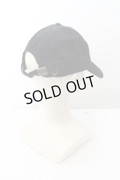 画像4: LILWHITEDOT / スマイリーコーデュロイキャップ  ブラック O-24-06-23-078-LW-za-YM-ZT309 (4)