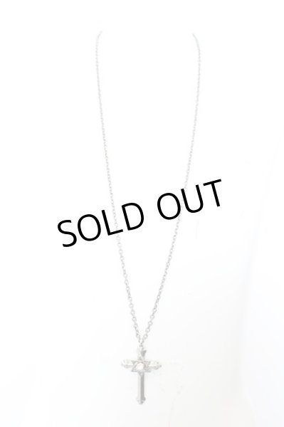 画像2: CIVARIZE / ロングクロスネックレス  シルバー（ユーズド） O-24-06-23-081-CI-ac-YM-ZT471 (2)