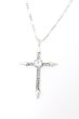画像1: CIVARIZE / スパイククロスネックレス  シルバー（ユーズド） O-24-06-23-082-CI-ac-YM-ZT0626 (1)