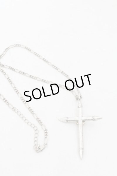 画像3: CIVARIZE / スパイククロスネックレス  シルバー（ユーズド） O-24-06-23-082-CI-ac-YM-ZT0626 (3)