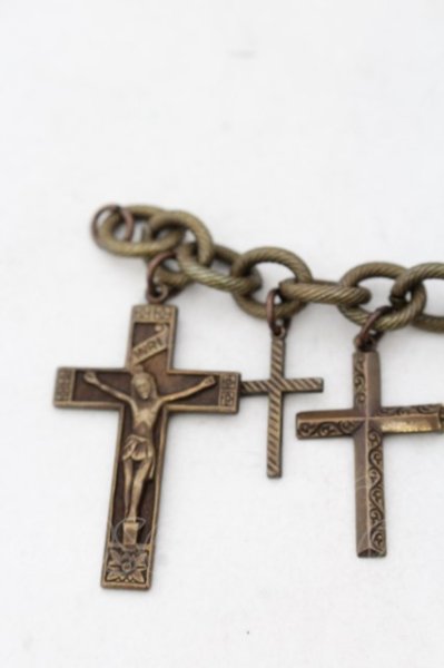 画像2: gunda / JUNK HEAVEN 19　ブレスレット(パーツ)  アンティークゴールド O-24-06-23-083-gu-ac-YM-ZT068 (2)