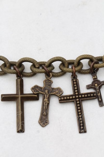 画像3: gunda / JUNK HEAVEN 19　ブレスレット(パーツ)  アンティークゴールド O-24-06-23-083-gu-ac-YM-ZT068 (3)