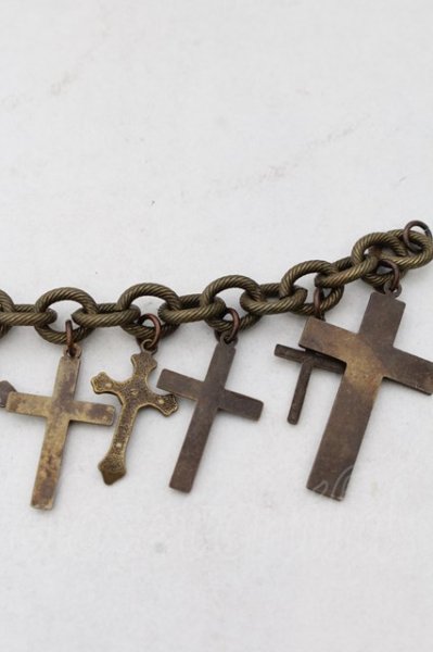 画像7: gunda / JUNK HEAVEN 19　ブレスレット(パーツ)  アンティークゴールド O-24-06-23-083-gu-ac-YM-ZT068 (7)