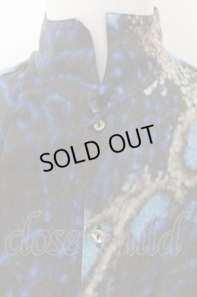 画像2: IFSIXWASNINE / TXS-4/M　【メンズ1】バルーン袖シャツ 1 ブルー O-24-06-23-007-IF-sh-YM-OS (2)