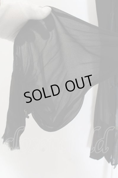 画像6: IFSIXWASNINE / TXS-4W　ピーコック袖バルーン シャツ 0（レディース） ブラック O-24-06-23-001-IF-sh-YM-OS (6)