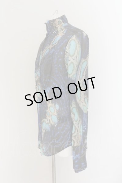 画像3: IFSIXWASNINE / TXS-4/M　【メンズ1】バルーン袖シャツ 1 ブルー O-24-06-23-007-IF-sh-YM-OS (3)