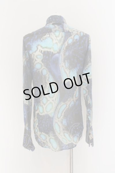 画像4: IFSIXWASNINE / TXS-4/M　【メンズ1】バルーン袖シャツ 1 ブルー O-24-06-23-007-IF-sh-YM-OS (4)