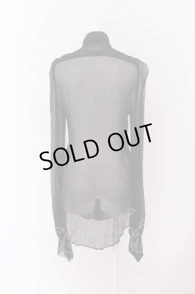 画像8: IFSIXWASNINE / TXS-4W　ピーコック袖バルーン シャツ 0（レディース） ブラック O-24-06-23-001-IF-sh-YM-OS (8)